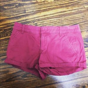Maroon shorts